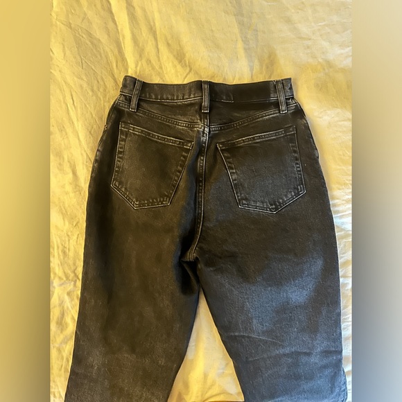 Abercrombie & Fitch Black Curve Love Ultra High Rise 90s Straight Jean (Size 8R) - Picture 5 of 5